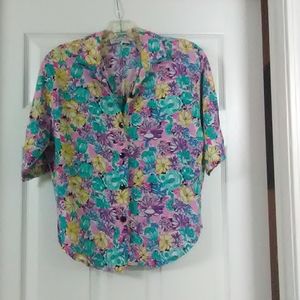 Leemaan Job floral print blouse